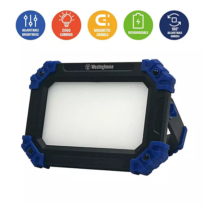 2000 Lumen LED Rechargeable Portable Work Light