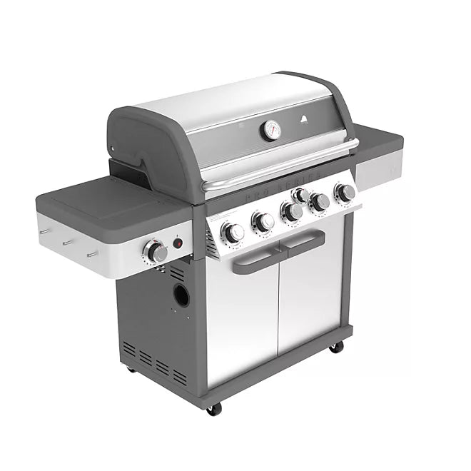 5-Burner Gas Grill with Thermostatic Control - Pro Series