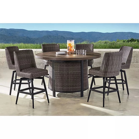 Athena Fire High Dining Set