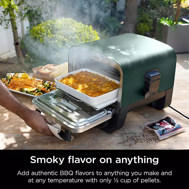 Woodfire 8-in-1 Outdoor Pizza Oven & Smoker with Woodfire Technology