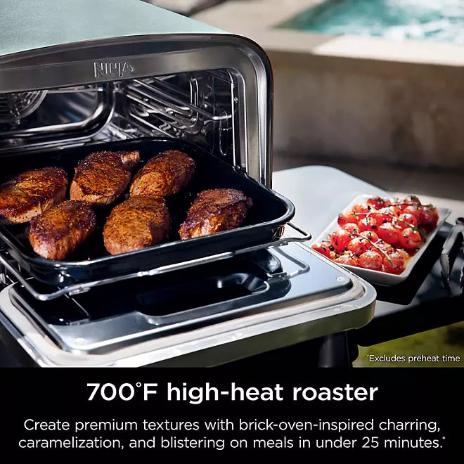 Woodfire 8-in-1 Outdoor Pizza Oven & Smoker with Woodfire Technology