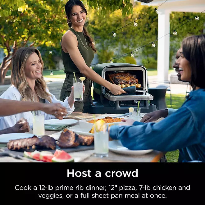 Woodfire 8-in-1 Outdoor Pizza Oven & Smoker with Woodfire Technology