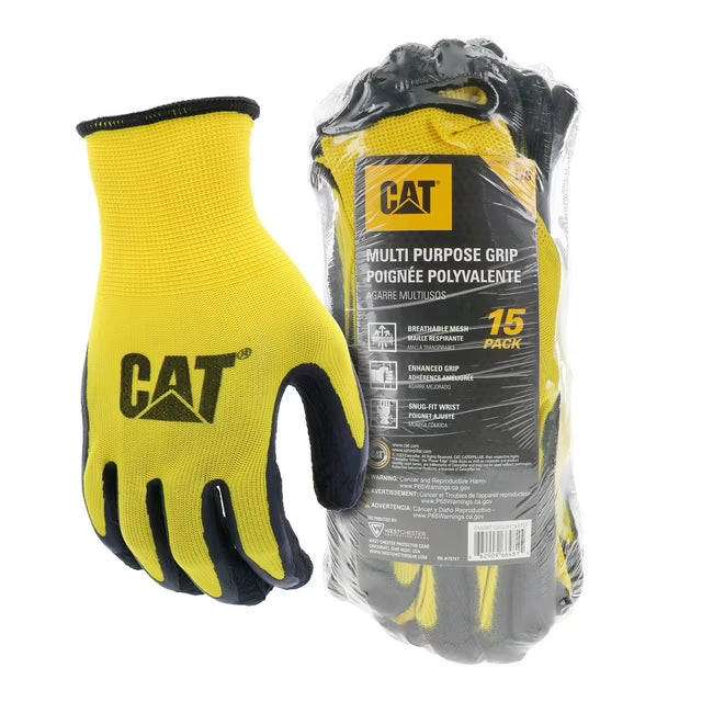 Polyurethane Automotive Work Glove, 15-Pack