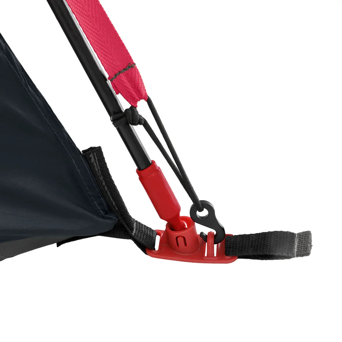 6-person Lighted Dome Tent - CORE Red