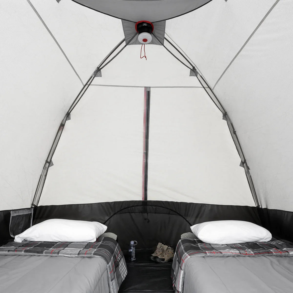 6-person Lighted Dome Tent - CORE Red