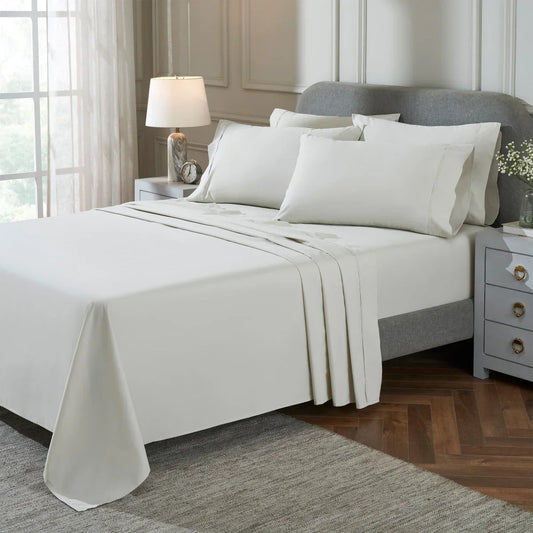 Therapedic 300 Thread Count 6-piece Peached Percale Sheet Set
