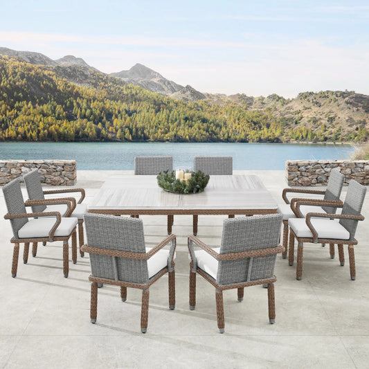9-piece Outdoor Patio Dining Set