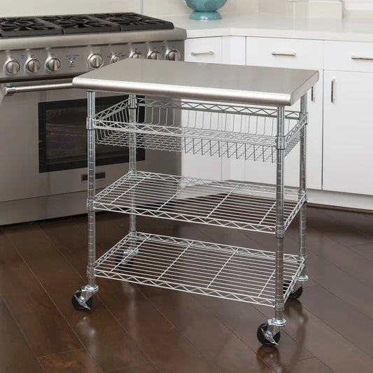Stainless Steel Kitchen Cart