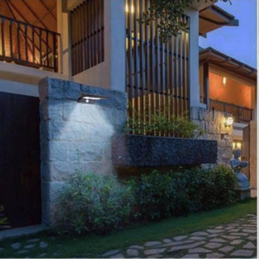 Solar Wall/Fence Light with Motion Sensor, 3-Pack