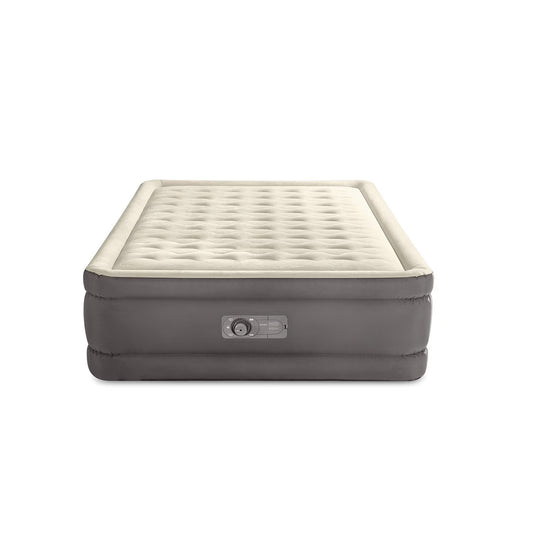 20” Queen Air Mattress, Stronger and PVC-Free with Built-In Pump