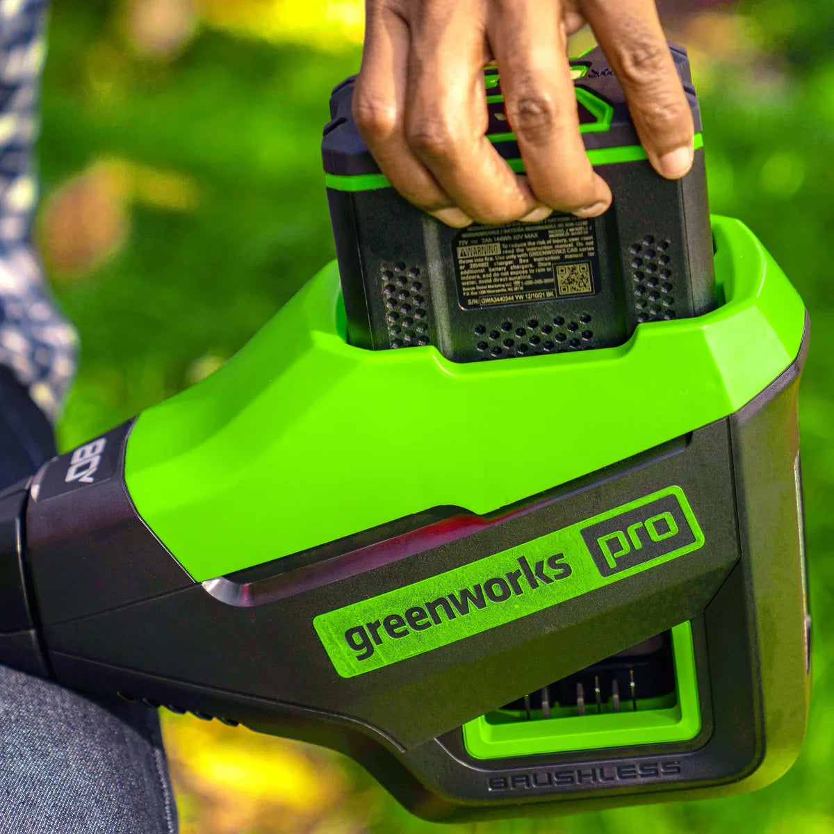 Greenworks 80V 16” Trimmer + 730 CFM Blower Combo Kit