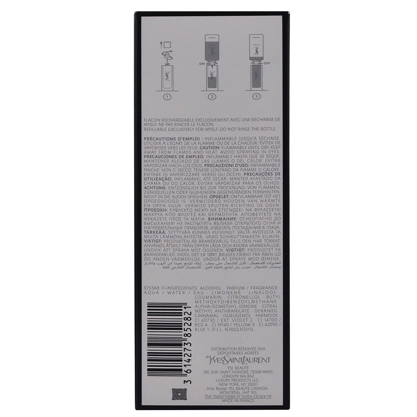 Myslf Eau De Parfum Spray for Men