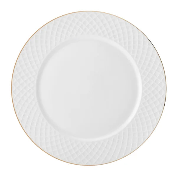 Mikasa Trellis Gold 12-piece Bone Dinnerware Set