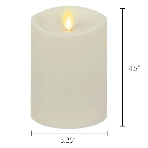 Luminara Outdoor Moving Flame Set, 3-pack
