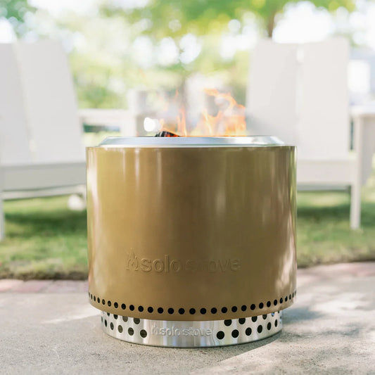 Solo Stove Bonfire 2.0 Metalic Wood Burning Fire Pit + Stand
