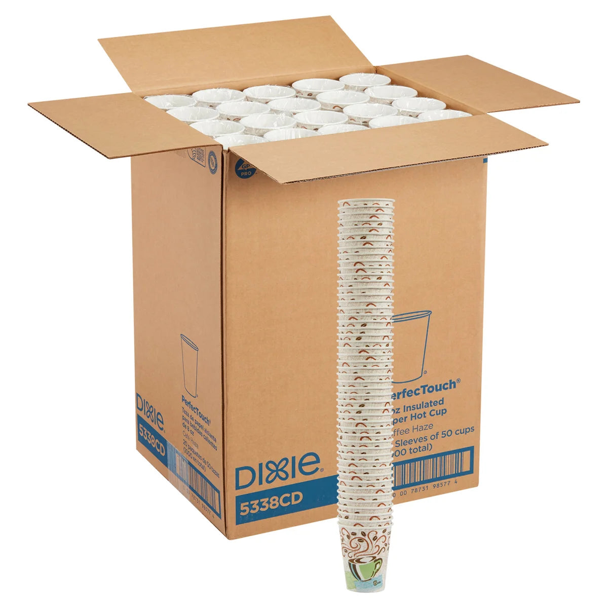 Dixie Perfect Touch Hot 1000-count, Cup 8 oz