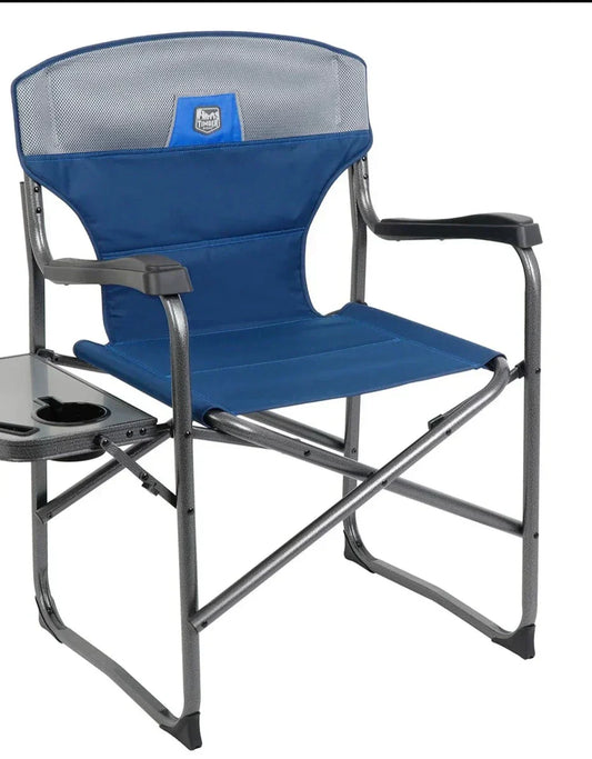 Folding Director’s Chair 2-pack, Dark Blue