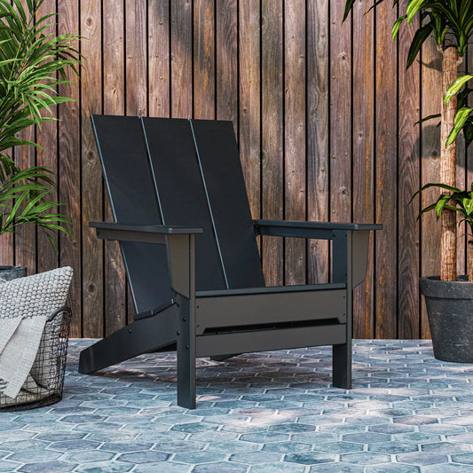 Long Beach Modern Adirondack Chair Red