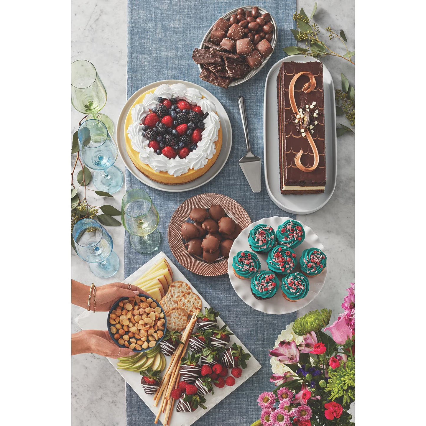 Dark Chocolate Thins with Almonds & Sea Salt, 20 oz.