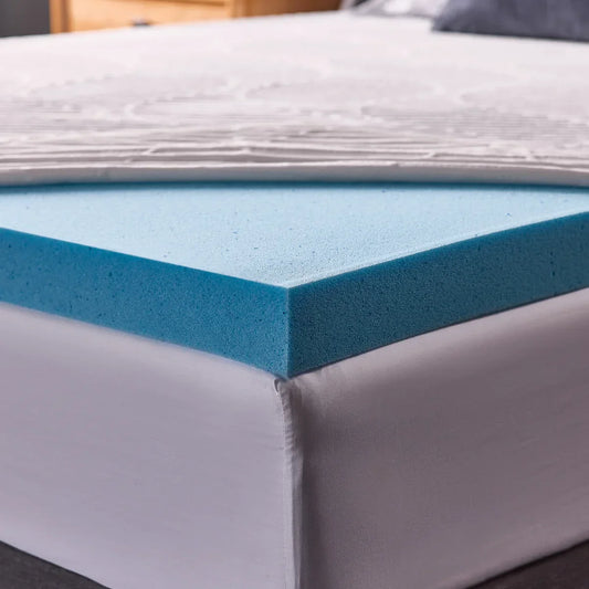 Novaform ComfortLuxe Plus Gel Memory Foam Mattress Topper