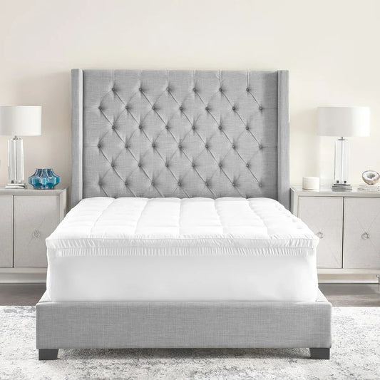 Bodipedic 4" Hybrid Memory Foam and Fiber Mattress Topper