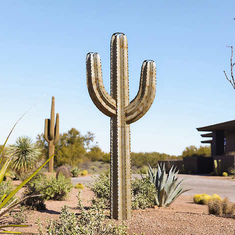 5' Cactus Torch Sculpture