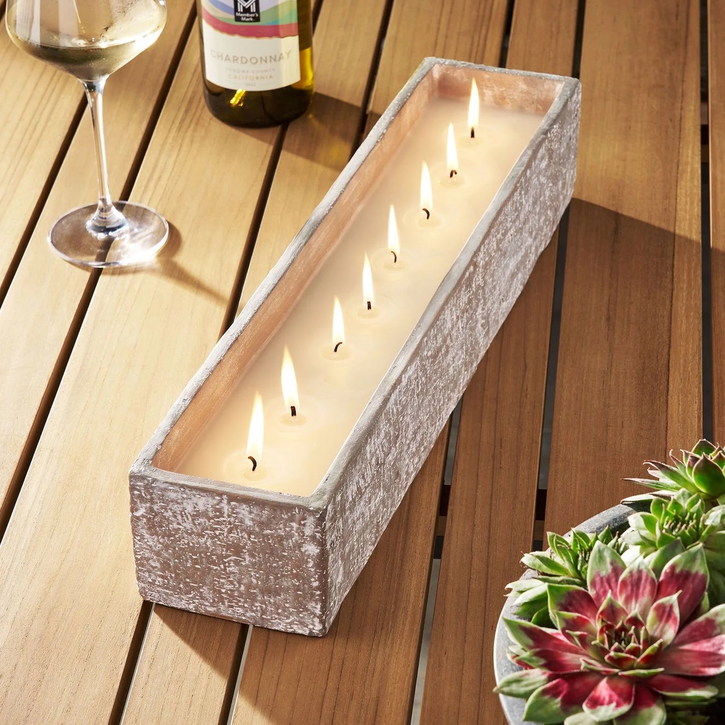 Cement Citronella Candle