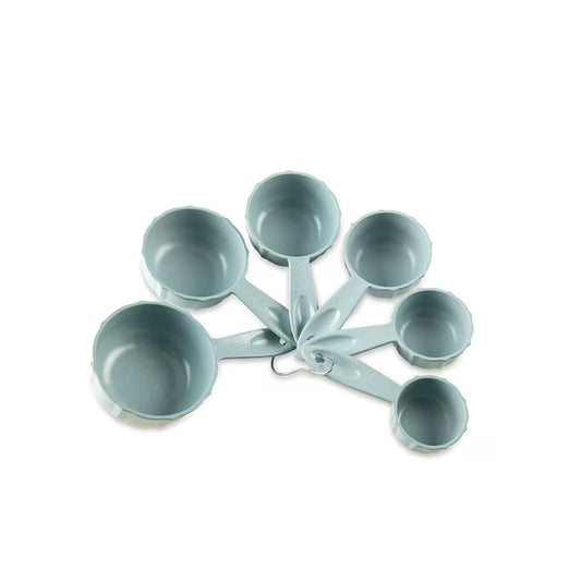 Sea Glass Blue Measuring Cups and Measuring Spoons Set