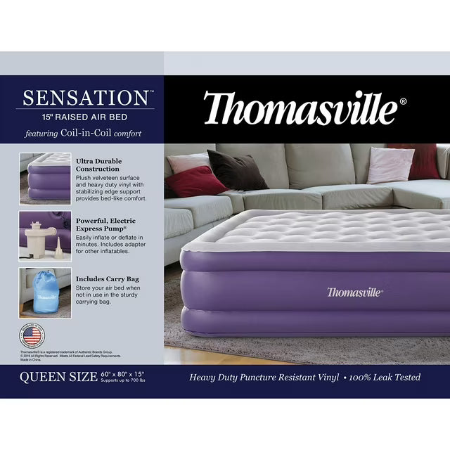 Sensation 15" Queen Inflatable Air Mattress