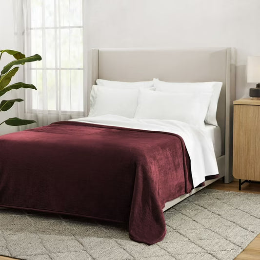 Herringbone Velvet Plush Blanket