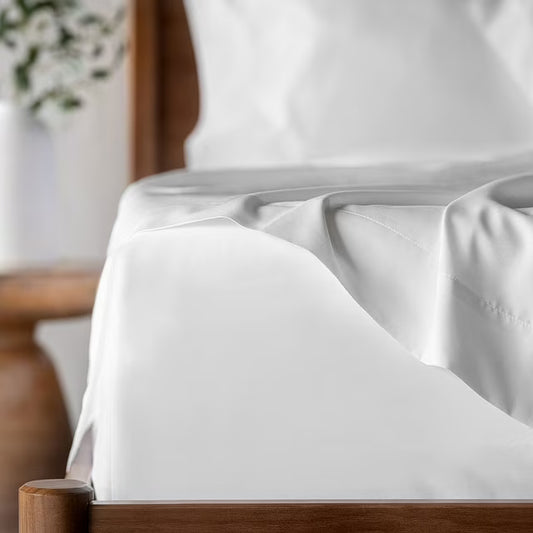 Hospitality Bulk Fitted Bed Sheets, 6-Pack, White