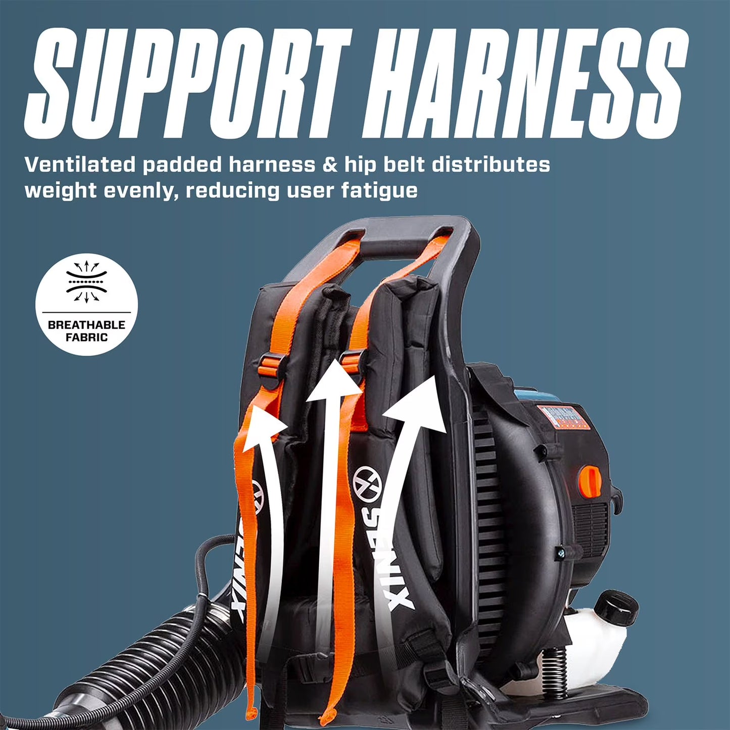 SENIX 4QL® 49cc 4-Cycle Gas Backpack Leaf Blower