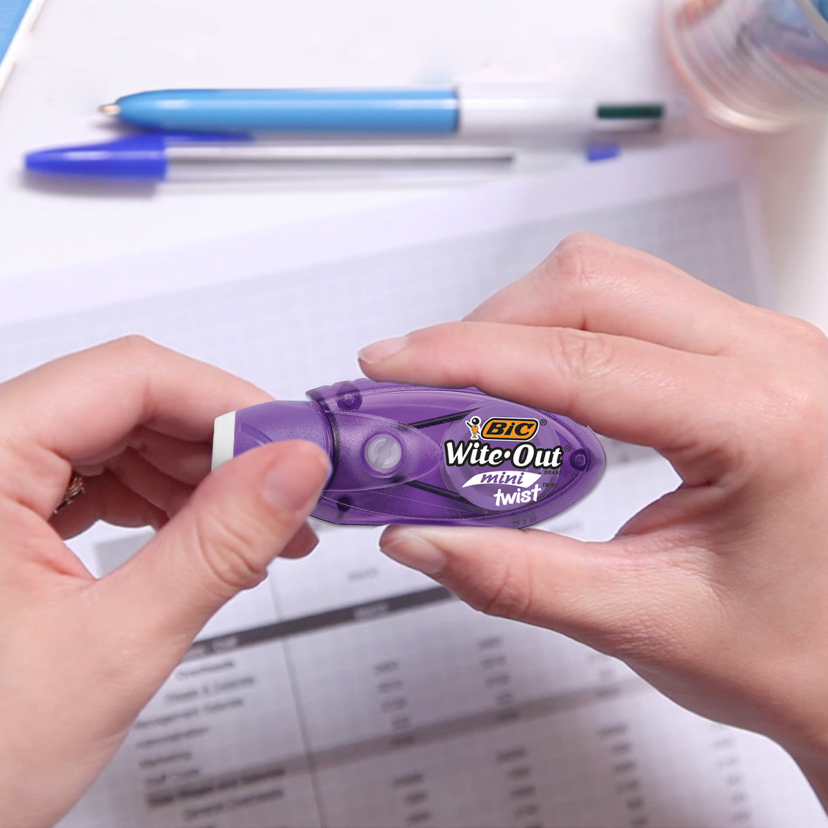 BIC Wite-Out Correction Tape – 10-Pack Variety Set