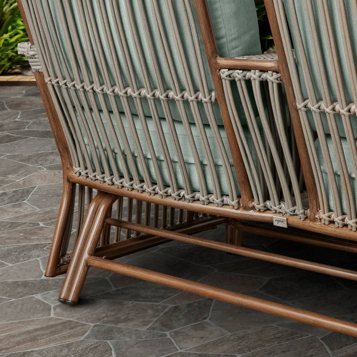 Agio Riviera Outdoor Loveseat Glider