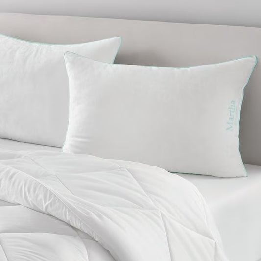 2-Pack Heirloom Jacquard Down Alternative Bed Pillows