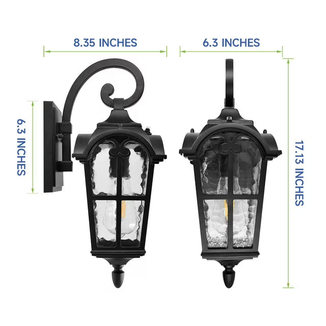 20inch Wall Lantern with Photocell (Bulb Included) 800Lumen