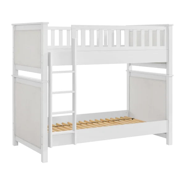 Twin Over Twin Upholstered Bunk Bed