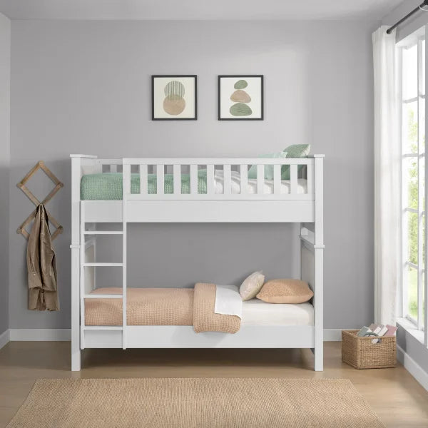 Twin Over Twin Upholstered Bunk Bed