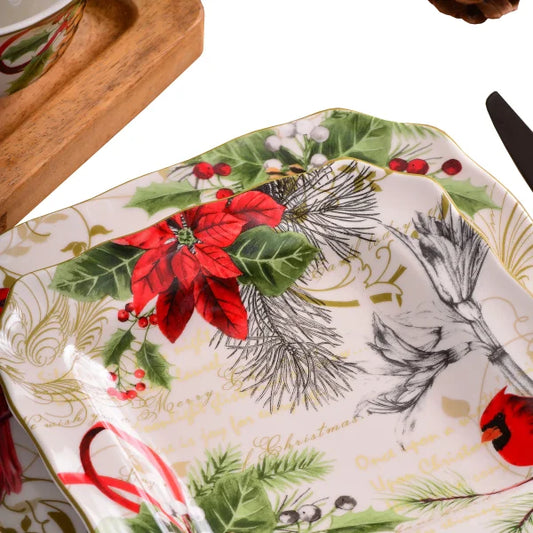 Winter Wishes 12-Piece Dinnerware