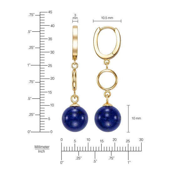 14kt Yellow Gold Dangle Earrings