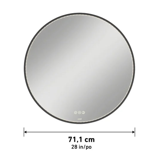 Romy 28" LED Lighted Wall Mirror with Defogger