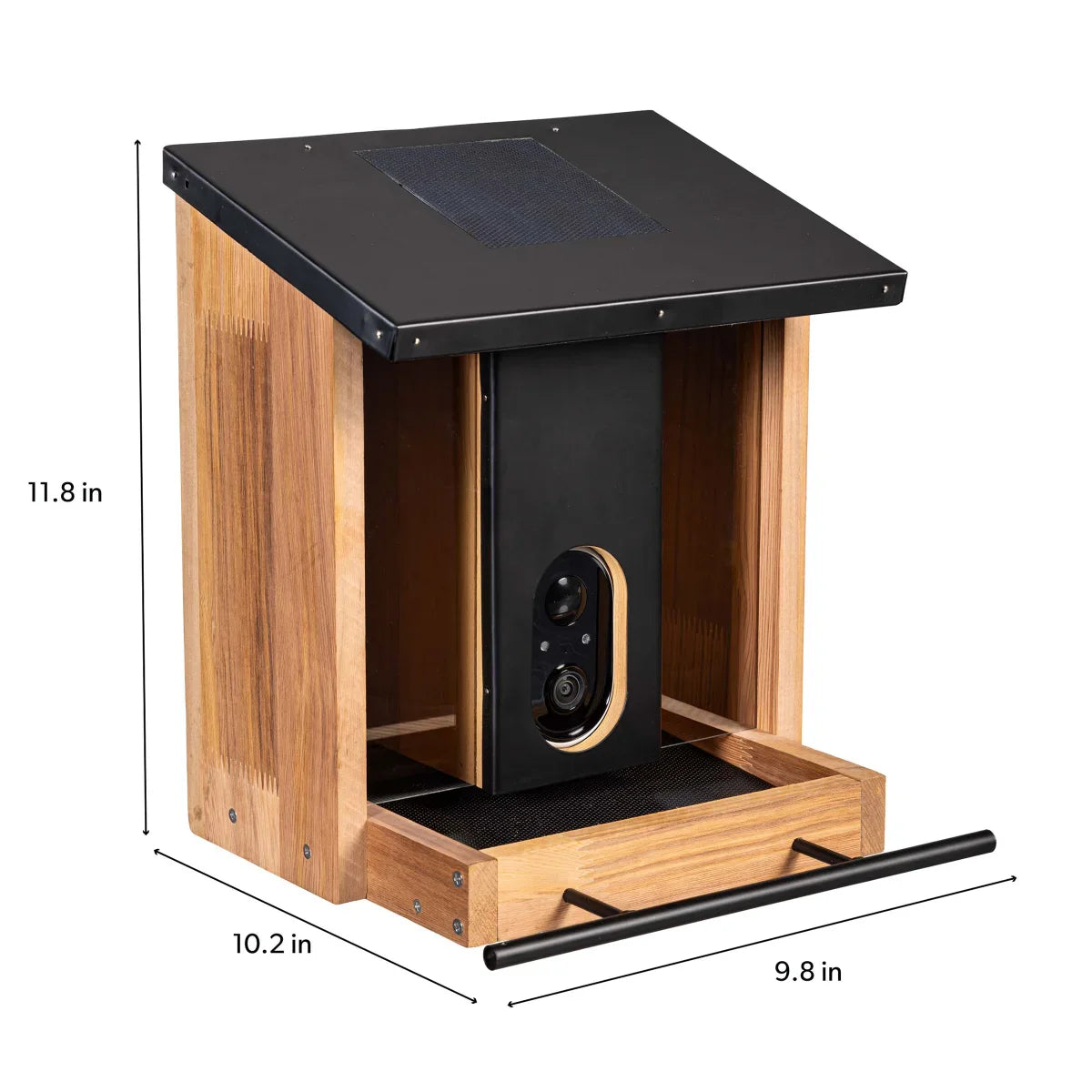Bird Feeder With Solar Panel