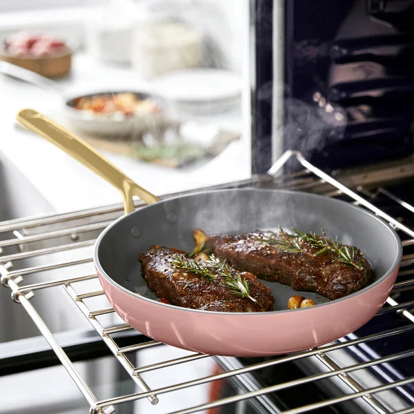 GreenPan GP5 Ceramic Nonstick 11-piece Set with Champagne Handles