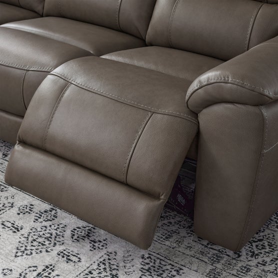 Mason Leather Power Reclining Sofa with Power Headrests