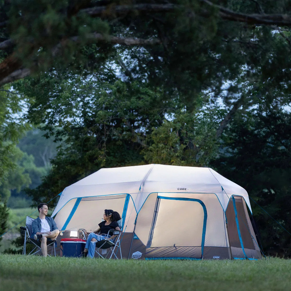 CORE 10-person Lighted Instant Cabin Tent