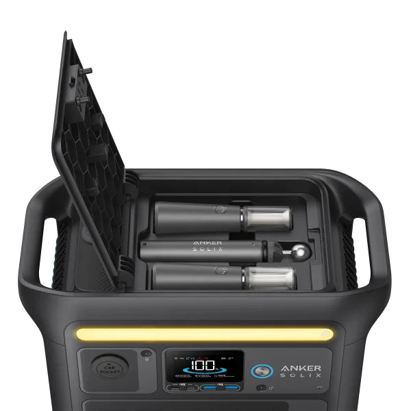 C800X Solar Generator with 100W Foldable Solar Panel