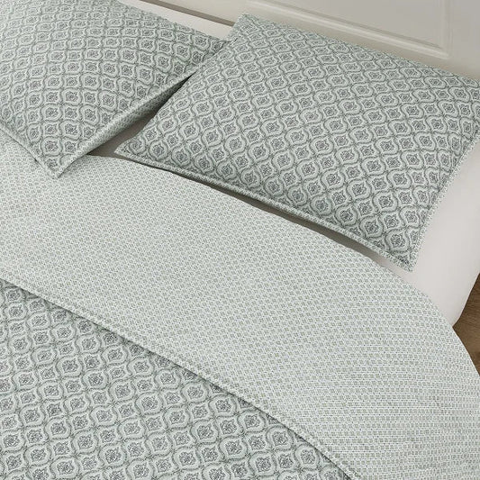 Caro Home 3-piece Cotton Quilt Set, Priya Sage