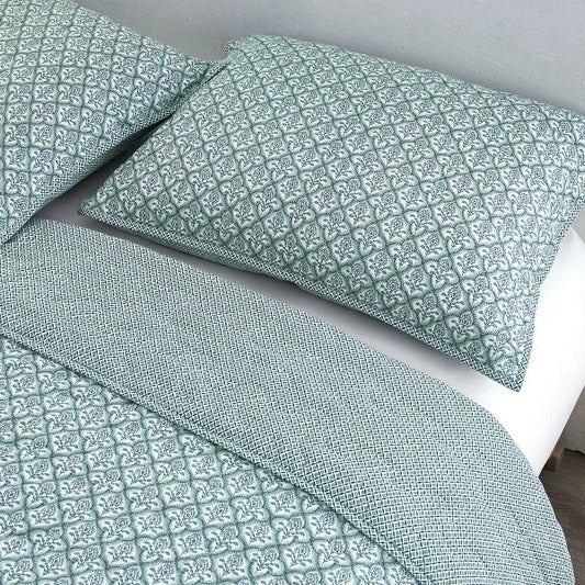 Caro Home 3-piece Cotton Quilt Set, Daveena Grass