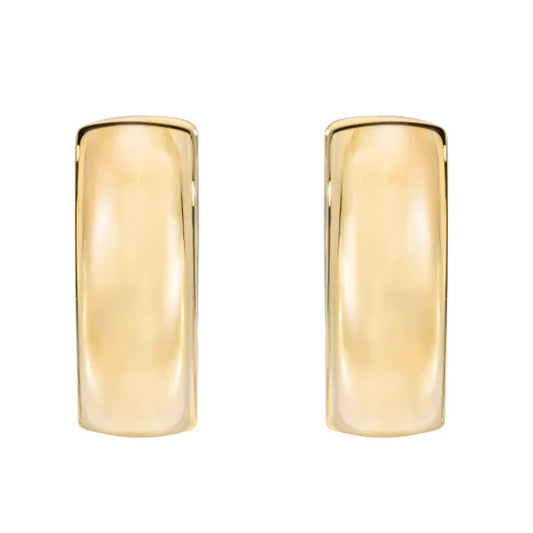 14kt Yellow Gold Huggie Hoop Earrings