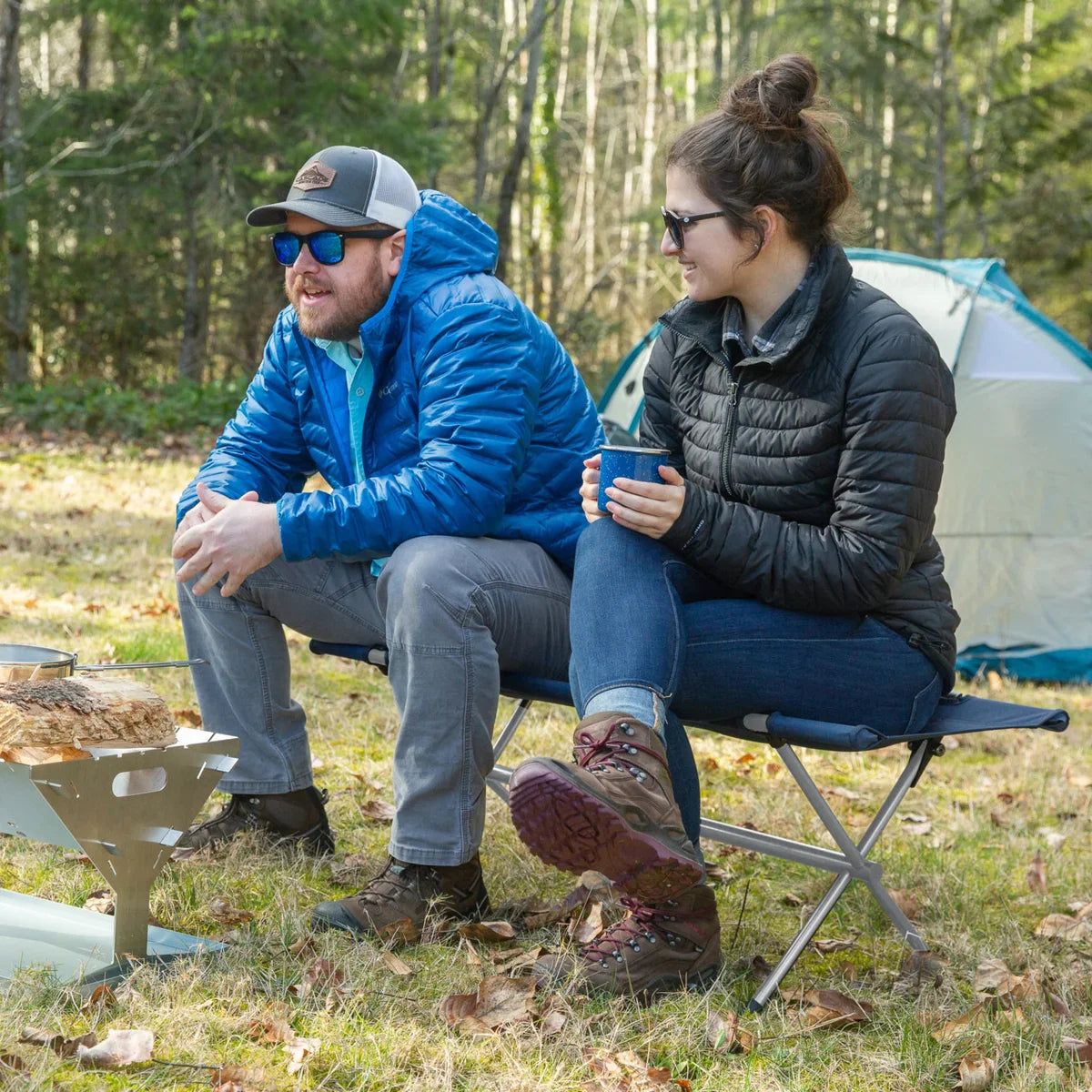 Cascade Mountain Tech Ultralight Collapsible Bench